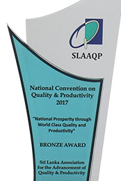 National Convention of Quality and Productivity - 2017 (BRONZE)