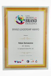Brand Leadership Award - (Mr. Rohan Somawansa)